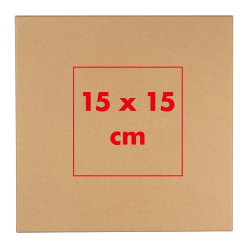 Juego de regalo de té marrón con tapa y compartimentos.