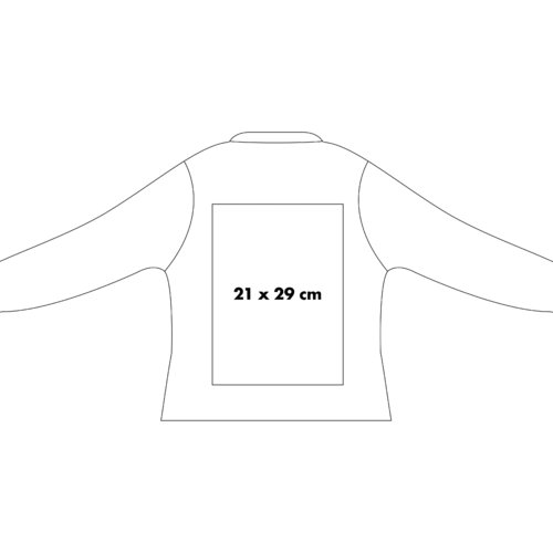 Chaqueta de forro polar con cremallera completa y bolsillos laterales.