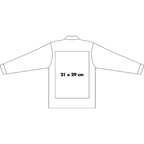 Polo de manga larga para hombre con tapeta de botones.