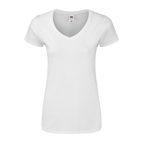 Camisetas con cuello en V Fruit of the Loom, Mujer, muestras 2