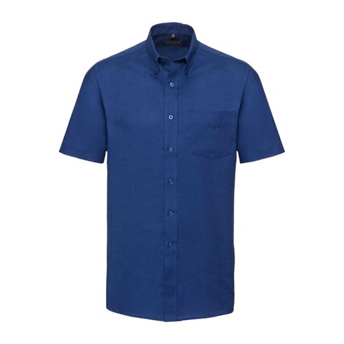 Camisas de manga corta Russell Classic Oxford, Hombre 5